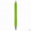 Bolígrafo con Pulsador con Empuñadura de Goma para Regalo Promocional Color Verde Lima
