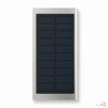 Power Bank Solar de Aluminio con Indicador de Luz Promocional