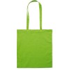 Bolsa de Compras de Algodón Promocional Color Verde Lima