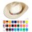 Sombrero de Paja Promocional Básico - Colores de la Cinta