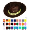 Sombrero de Paja Personalizado - Colores de la Cinta
