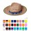 Sombrero de Paja con Publicidad - Colores de la Cinta