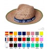 Sombrero de Paja con Publicidad - Colores de la Cinta
