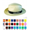 Sombrero de Paja Personalizado Barato - Colores de la Cinta