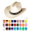 Sombrero de Paja Promocional Tejano - Colores de la Cinta