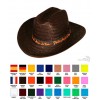 Sombrero de Paja Publicitario Tejano - Colores de la Cinta