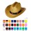 Sombrero de Paja Barato Tejano - Colores de la Cinta