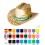 Sombrero de Paja de Publicidad Tejano - Colores de la Cinta