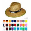 Sombrero de Paja Indiana Personalizado - Colores de la Cinta