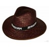 Sombrero de Paja Oscura para Eventos Personalizado - Imagen de Portada