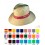 Sombrero de Paja para Publicidad Clásico Barato - Colores de la Cinta