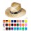 Sombrero de Paja Indiana Classic Promocional Barato - Colores de la Cinta