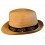 Sombrero de Trencilla estilo Tirolés para Fiestas- Color Marrón Claro