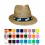 Sombrero de Paja Publicitario estilo Borsalino - Colores de la Cinta