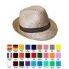 Sombrero de Paja Elegante para Niño Borsalino Merchandising- Colores de la Cinta