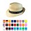 Sombrero de Paja de Publicidad Premium Borsalino - Colores de la Cinta