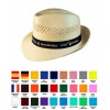 Sombrero de Paja de Publicidad Premium Borsalino - Colores de la Cinta