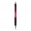 Bolígrafo Promocional con Puntera de Goma Merchandising color Rosa