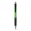 Bolígrafo Promocional con Puntera de Goma con logo color Verde Claro