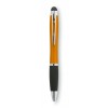 Bolígrafo Logo con Luz de Publicidad - Color Naranja