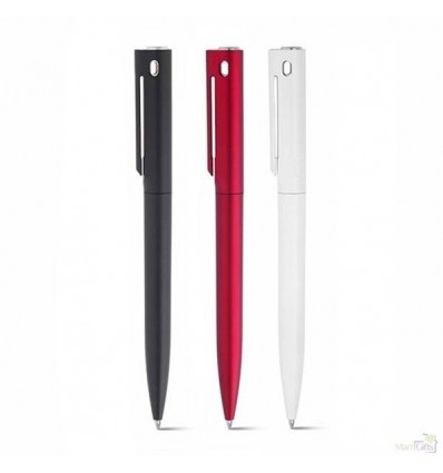 Bolígrafo Giratorio Personalizado de Plástico color Metalizado