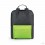 Mochila Publicitaria con Bolsillo de Color Merchandising color Verde Claro