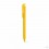 Bolígrafo de Plástico Desigual Publicitairo color Amarillo