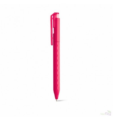 Bolígrafo de Plástico Desigual de Publicidad color Fucsia
