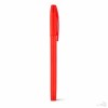 Bolígrafo Barato de Plástico de Color para Empresas color Rojo