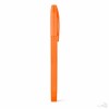 Bolígrafo Barato de Plástico de Color con Logo color Naranja