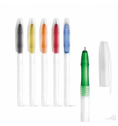 Bolígrafo de Plástico Barato Transparente Personalizado