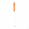 Bolígrafo de Plástico Barato Transparente Personalizado color Naranja