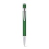 Bolígrafo Publicitario de Aluminio con Clip Ovalado Personalizado Color Verde
