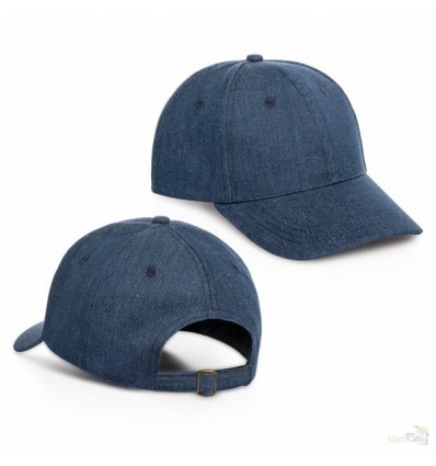 Gorra de Algodón Ajustable de Publicidad color Azul