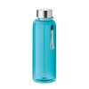 Botella de Tritán y Tapa con Cordón para Personalizar Color Azul Transparente