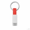 Llavero con USB tipo C Publicidad color Rojo