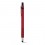 Bolígrafo Merchandising con Puntero Táctil Personalizado color Rojo