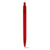 Bolígrafo Promocional de Plástico Transparente Merchandising Rojo