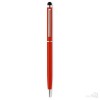 Bolígrafo de Aluminio Stylus Clásico para Personalizar Color Rojo