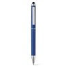 Bolígrafo de Plástico con Puntero Táctil Publicidad color Azul