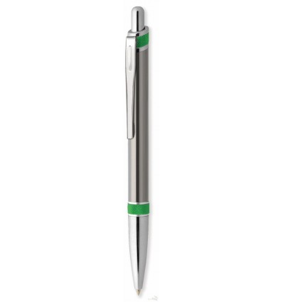 Bolígrafo Tess Lux Personalizado Verde con Logo