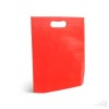 Bolsa Compra Non-Woven Personalizada con Logo de Empresa Color Rojo