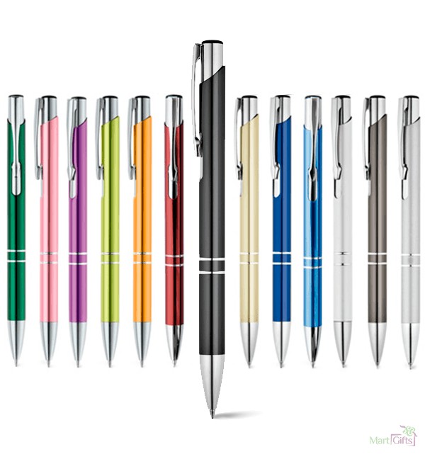 Bolígrafos personalizados aluminio - 500 unidades