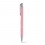 Bolígrafo de Aluminio con Logo Color Rosa Claro