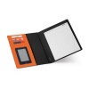 Portafolios de Microfibra con Soporte para Bolígrafo Naranja