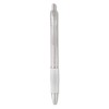 Bolígrafo con Pulsador de Colores color Blanco