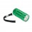Mini Linterna de Aluminio con 6 Luces LED color Verde