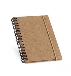 Cuaderno de Cartón con Hojas de Papel Reciclado Personalizado Color Negro