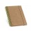 Cuaderno de Cartón con Hojas de Papel Reciclado Publicitario Color Verde Claro