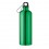 Botella de Aluminio con Mosquetón publicitaria Color Verde